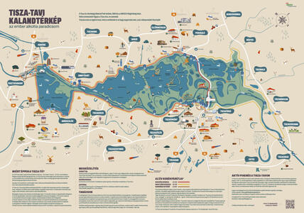Tisza-tavi kalandtérkép